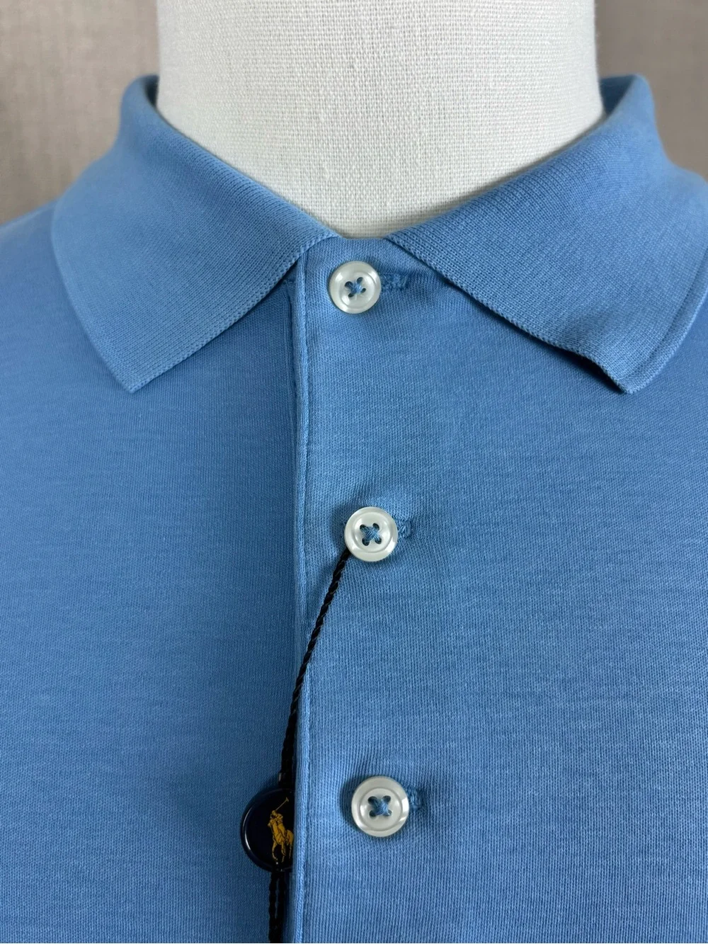 Polo Ralph Lauren 100% Cotton Soft Touch Classic Fit Polo Sky Blue XL NWT